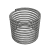 OY - Stainless steel round wire spring (maximum compression 75%)