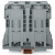 285-1185 - Morsetto passante per 2 conduttori, 185 mm², slot per marcatura laterali, solo per guida DIN 35 x 15, POWER CAGE CLAMP