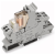 788-323 - Relay socket with relay and status indicator each 1 changeover contact (1 u) DC 12 V