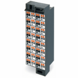 726-772 - Matrix patchboard, 32-pole, Marking 33-64, Colors of modules: gray/white, for 19" racks