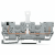 769-212 - Borna base seccionable para 1 conductor/1 pin, con dos alojamientos para contacto de puenteo horizontal, para carril DIN 35 x 15 y 35 x 7.5, 4 mm², CAGE CLAMP®