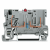 769-239/281-413 - Morsetto di base per componente per 1 conduttore/1 pin, LED rosso, 24 V DC, per guida DIN 35 x 15 e 35 x 7.5, 4 mm², CAGE CLAMP®