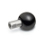 GN 319.5 A - Revolving Ball Knobs, Long Shoulder Type, with Stainless Steel Threaded Spindle Inch