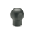 EN 675 - Ball Handles, Technopolymer Plastic, with Brass Tapped Insert, Ergostyle®