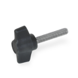 GPX - Wing Screws,With Stainless Steel Threaded Stud Metric