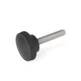 ZPX - Knurled Knobs with Stainless Steel Threaded Stud Metric