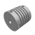 DEC01_11 - 经济型螺纹线式联轴器·螺钉固定/螺钉夹紧型·铝合金