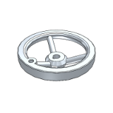 HAL11 - Hand Wheel, Round Rim Hand Wheel, No Handle Type