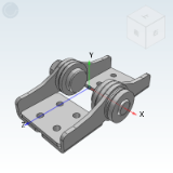 HFK02 - 平型扭矩碟形铰链·阻尼型·圆孔型·任意角度定位型