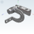 HFK04 - 工字型扭矩蝶形铰链，圆孔型，内装制动型/任意角度定位型