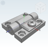 HFK26 - Flat Torque Disc Hinge Damping Type Round Hole Type Any Angle Positioning Type