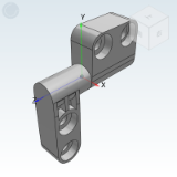 HFK67 - 旗型扭矩蝶形铰链 圆孔型/螺钉型 阻尼型 任意角度定位型