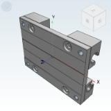 IDE15 - 工业滑轨(单件) 重载型 四滑块·双轨滑块