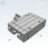 IDE48 - 工业滑轨(单件)/凸形滑轨.间隙可调/平面滑动膜(重载型)