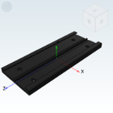 IDE92 - 紧凑型工业滑轨(单件)/凸形滑轨/凸形滑块/平面滑动膜(重载型)
