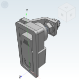 XAT39_40 - Adjustable flat lock/Handle press rotary/Single point / Three point