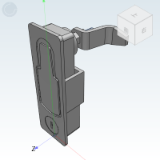XAZ01_02 - Adjustable flat lock/Handle press rotary/Single point/Three point formula